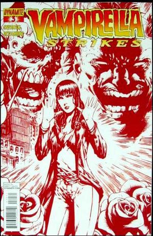 [Vampirella Strikes (series 2) #3 (Retailer Incentive Blood Red Cover - Johnny Desjardins)]