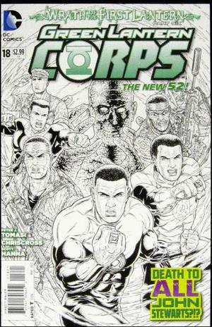 [Green Lantern Corps (series 3) 18 (variant sketch cover)]