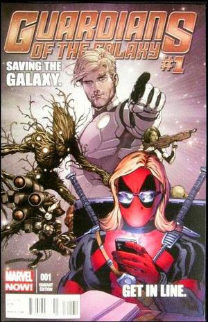 [Guardians of the Galaxy (series 3) No. 1 (variant Deadpool cover - Steve McNiven)]