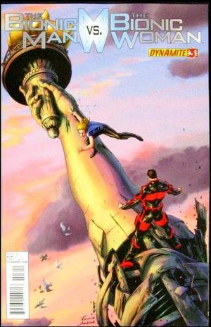[Bionic Man Vs. Bionic Woman #3 (Cover B - Jonathan Lau)]