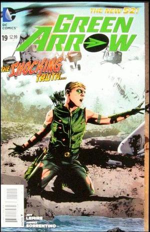 [Green Arrow (series 6) 19 (standard fold-out cover - Andrea Sorrentino)]