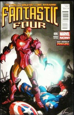 [Fantastic Four (series 4) No. 6 (variant Many Armors of Iron Man cover - Karl Kerschl)]