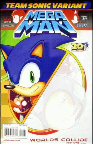 [Mega Man (series 2) #24 (variant Team Sonic cover)]