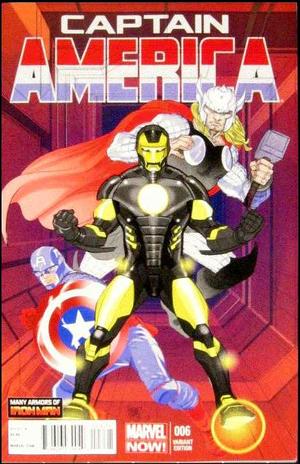 [Captain America (series 7) No. 6 (variant Many Armors of Iron Man cover - Pasqual Ferry)]