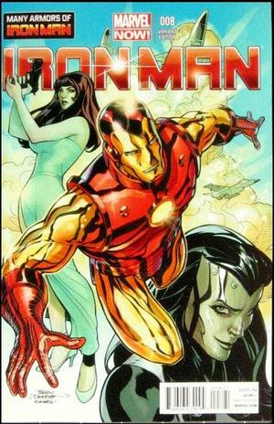 [Iron Man (series 5) No. 8 (variant Many Armors of Iron Man cover - Terry & Rachel Dodson)]