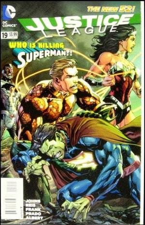 [Justice League (series 2) 19 (standard fold-out cover - Ivan Reis)]