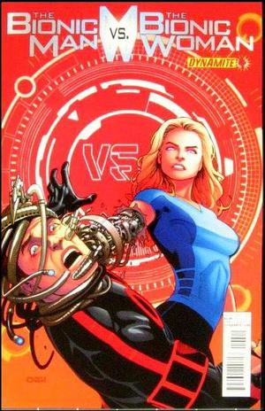 [Bionic Man Vs. Bionic Woman #4 (Cover B - Jonathan Lau)]