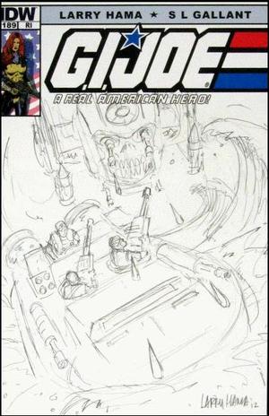 [G.I. Joe: A Real American Hero #189 (retailer incentive cover - Larry Hama sketch)]