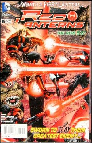 [Red Lanterns 19 (standard fold-out cover)]