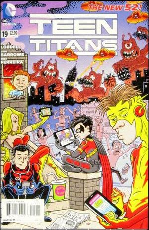 [Teen Titans (series 4) 19 (variant MAD cover - Ward Sutton)]