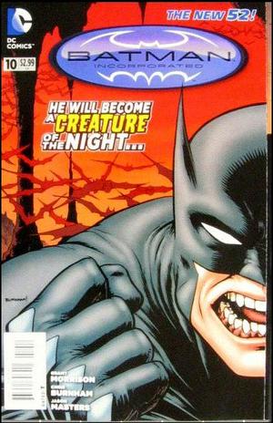 [Batman Incorporated (series 2) 10 (standard fold-out cover - Chris Burnham)]