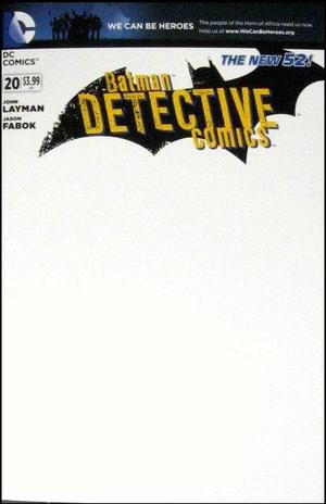[Detective Comics (series 2) 20 (variant We Can Be Heroes blank cover)]