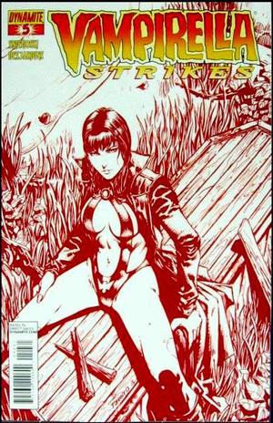 [Vampirella Strikes (series 2) #5 (Retailer Incentive Blood Red Cover - Johnny Desjardins)]