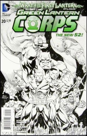[Green Lantern Corps (series 3) 20 (variant sketch cover)]