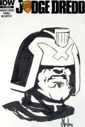 [Judge Dredd (series 4) #2 (1st printing, Retailer Incentive Cover B - Kyle Strahm hand-drawn sketch)]