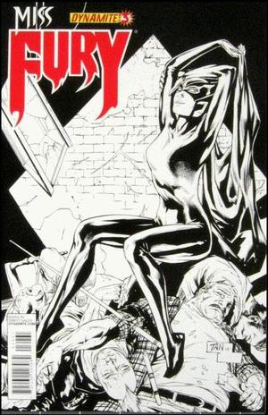 [Miss Fury (series 3) #3 (Retailer Incentive B&W Cover - BIlly Tan)]
