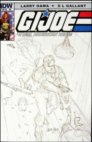 [G.I. Joe: A Real American Hero #191 (retailer incentive cover - Larry Hama sketch)]
