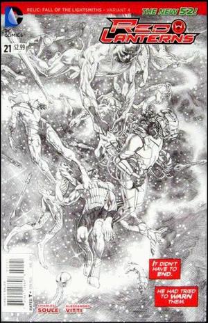 [Red Lanterns 21 (variant sketch cover - Rags Morales)]