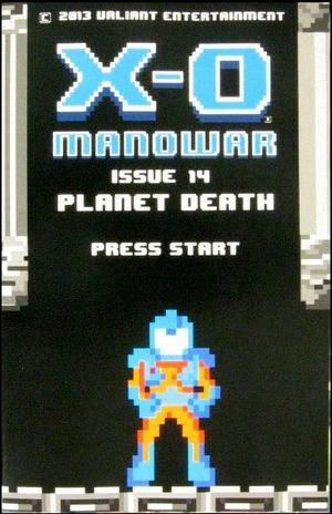 [X-O Manowar (series 3) #14 (variant 8-bit cover - Matthew Waite)]