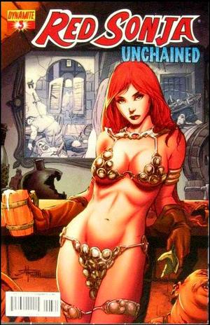 [Red Sonja: Unchained #3 (Retailer Incentive Classic Chainmail Cover - Mel Rubi)]