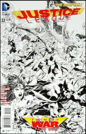 [Justice League (series 2) 22 (1st printing, variant sketch cover - Ivan Reis)]