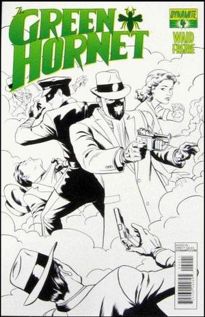 [Green Hornet (series 5) #4 (Retailer Incentive B&W Cover - Paolo Rivera)]
