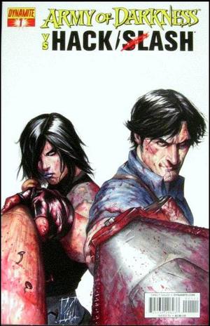 [Army of Darkness Vs. Hack / Slash #1 (Main Cover - Stefano Caselli)]