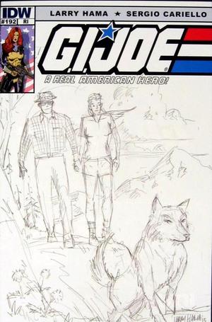 [G.I. Joe: A Real American Hero #192 (retailer incentive cover - Larry Hama sketch)]