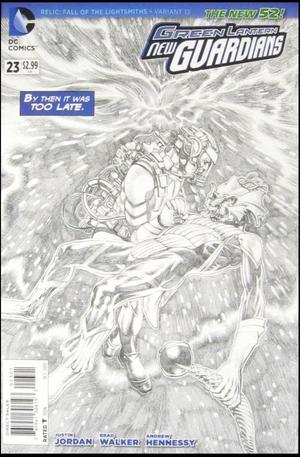 [Green Lantern: New Guardians 23 (variant sketch cover - Rags Morales)]