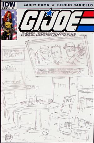 [G.I. Joe: A Real American Hero #193 (retailer incentive cover - Larry Hama sketch)]