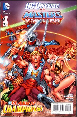 [DC Universe Vs. The Masters of the Universe 1 (right half cover - MOTU heroes)]