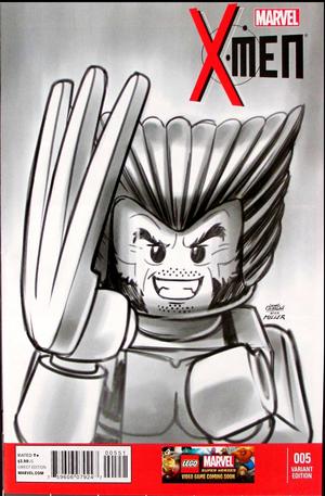 [X-Men (series 4) No. 5 (1st printing, variant Lego sketch cover - Leonel Castellani)]