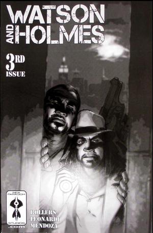 [Watson and Holmes No. 3 (B&W cover - Rick Leonardi)]