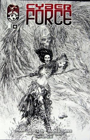 [Cyberforce (series 4) #6 (Cover D - Marc Silvestri B&W Retailer Incentive)]