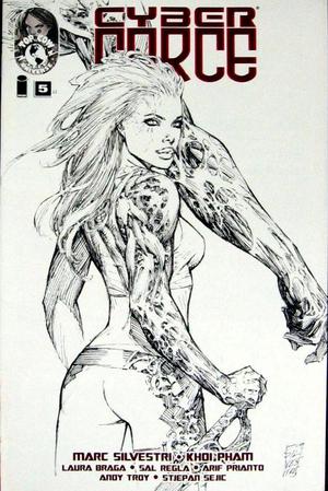 [Cyberforce (series 4) #5 (Cover D - Marc Silvestri B&W Retailer Incentive)]