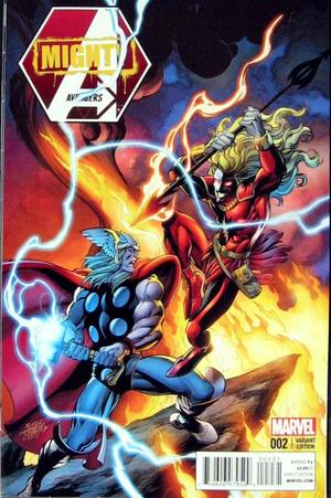 [Mighty Avengers (series 2) No. 2 (variant Thor Battle cover - Mark Bagley)]