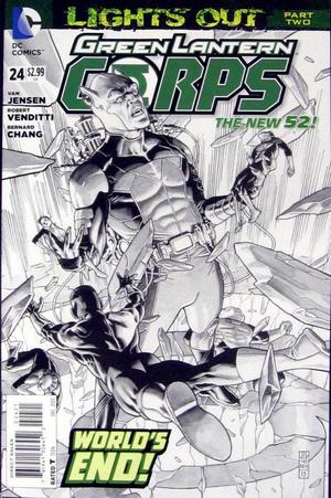 [Green Lantern Corps (series 3) 24 (variant sketch cover)]