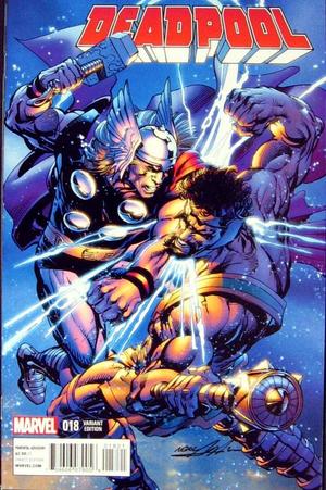 [Deadpool (series 4) No. 18 (variant Thor Battle cover - Neal Adams)]
