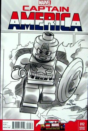 [Captain America (series 7) No. 12 (variant Lego sketch cover - Leonel Castellani)]