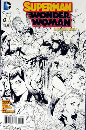 [Superman / Wonder Woman 1 (variant sketch cover - Tony Daniel)]