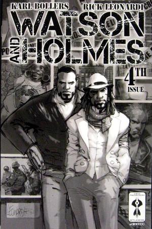 [Watson and Holmes No. 4 (B&W cover - Rick Leonardi)]