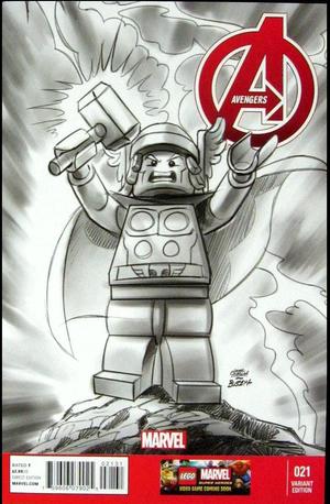 [Avengers (series 5) No. 21 (variant Lego sketch cover - Leonel Castellani)]