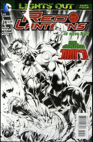 [Red Lanterns 24 (variant sketch cover)]