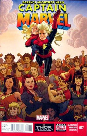 [Captain Marvel (series 7) No. 17 (1st printing, standard cover - Joe Quinones)]