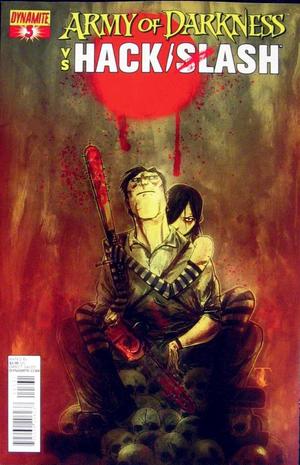 [Army of Darkness Vs. Hack / Slash #3 (Variant Cover B - Ben Templesmith)]