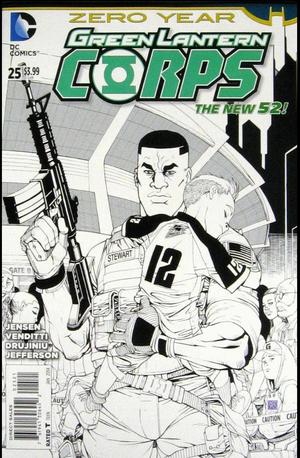 [Green Lantern Corps (series 3) 25 (variant sketch cover)]