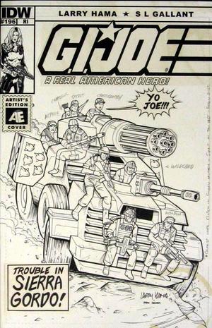 [G.I. Joe: A Real American Hero #196 (retailer incentive cover - Larry Hama sketch)]