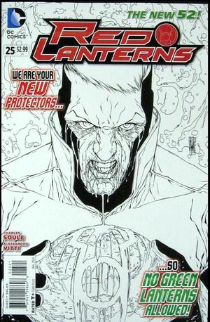 [Red Lanterns 25 (variant sketch cover)]