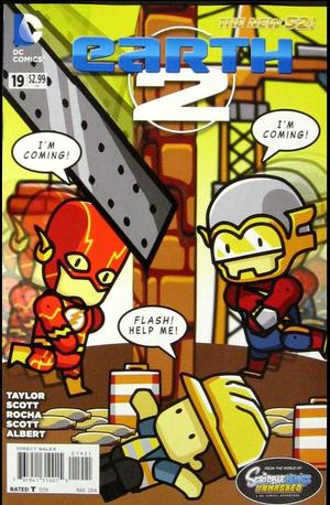 [Earth 2 19 (variant Scribblenauts Unmasked cover - Jon Katz)]