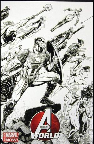 [Avengers World No. 1 (1st printing, variant wraparound sketch cover - Arthur Adams)]